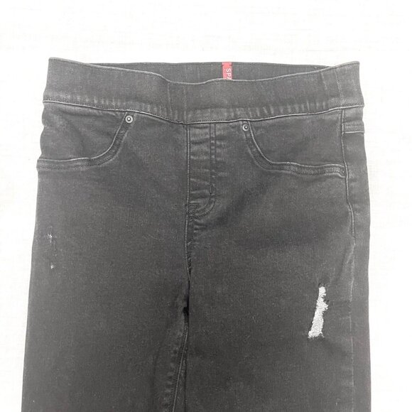 Spanx Women's Black Distressed Pants Size S/P - Picture 3 of 6